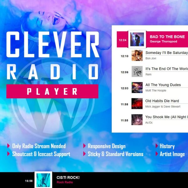 CLEVER – HTML5 Radio Player with Playback History