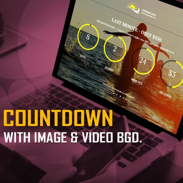 Countdown Timer with Image & Video Background – WordPress Plugin