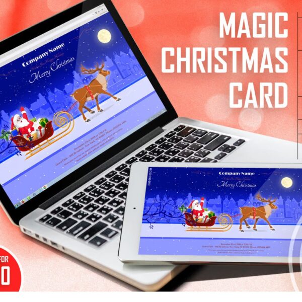Animated Magic Christmas Card — WordPress Plugin